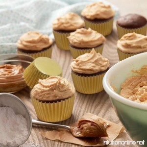 400 Gold Foil Cupcake Paper Baking Cups Metallic Muffin Liners Standard Size Cupcake Bakeware Supplies. - B079MHQWC1